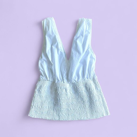 Old Navy White Babydoll Top – Size XS - Picture 4 of 7